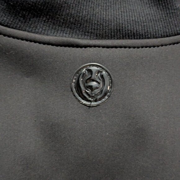 Cyberdog Cropped Bomber Flight Jacket Black Reflective Large - Picture 6 of 7